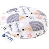 Medi Partners Cuscino termico con noccioli di ciliegia per bambini 180g rotondo 15cm ecologic 100% cotone calore + terapia del freddo (Ricci)