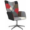 vidaXL Poltrona Relax in Tessuto Patchwork