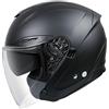 NENKI Casco Jet Moto Aperto Scooter ,Caschi Motorino Vintage ECE 22.06 Omologato Donna Uomo con Doppia Visiera Parasole