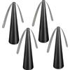 KMQRDZi Aeratore per mosche, repellente per mosche, zanzare, portatile, per tavolo, terrazza, ristorante, batteria necessaria (4, nero)