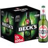 Beck's Pils, Birra Bottiglia - Pacco da 12x60cl