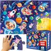 QUOKKA Puzzle Grandi Bambini 2 3 4 Anni - 60x90 cm 48 Pezzi Puzzle Spazio Gigante da Pavimento Bambini 5 6 Anni - Giochi Educativi - Grande Giocattolo Spazio per Ragazzi e Ragazze