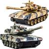 Supdex Carro Armato RC, 1/24 Telecomando Carro Armato, Russo T90 e Leopard II Serbatoio Telecomandato 2,4 GHz con Luce e Fumo, Giocattolo Carro Armato, Adatto per Bambini dai 6 Anni in Su, Regalo Ragazzi