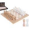 MARBLE RANGE Set di scacchi in marmo per adulti, gioco da tavolo fatto a mano da 12 pollici con 32 pezzi degli scacchi, 2 regine extra e scatola portaoggetti, regalo per la casa (Verona & White)