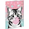 RNKVerlag Cartella da disegno Sweet Cat 320 x 430 mm, per formati fino a DIN A3 con chiusura elastica, 1 pezzo