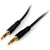StarTech.com Cavo Audio Stereo slim da 3m, M/M, Cavo Ausiliario per cuffie, Maschio a Maschio