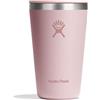 HYDRO FLASK - All around Tumbler 473 ml (16 oz) con coperchio ermetico a incastro chiudibile antigoccia - Acciaio inossidabile a doppia parete con isolamento sottovuoto - Trillium
