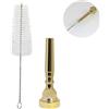 Danchet Bocchino in metallo placcato oro 7C oro - per principianti e professionisti, accessori per tromba.