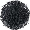 txuzong 200 Pezzi Punte Freccette in Plastica - Filettatura 2BA Nero - Punte Sostituibili per Soft Darts - Competizione e Intrattenimento - Ricambi Professionali per Freccette