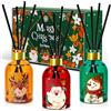 Scent-Hi Scent Hi Diffusore Profumo Ambiente Natale, 3 Diffusore Profumato con 18 Bastoncini per la Casa per la Decorazione della Mensola - Legno di Cedro, Limone, Cannella di Mele