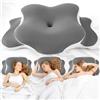 Sinand Cuscino Cervicale per Dormire, Cuscino Ergonomico in Memory Foam per Dolori al Collo e Spalle, Cuscino Ortopedico per Chi Dorme sul Fianco, Sulla Schiena e Sullo Stomaco con Fodera Rimovibile