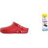 Scholl Clog Evo Rosso Solette Antistatiche in Memory Cushion per Clog Evo - Rosso/Marrone