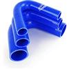NOVANOX GERMAN ENGINEERING NovaNox® - Tubo in silicone 135°, diametro 25 mm fino a 76 mm, dimensioni a scelta, diametro interno: Ø 25 mm, colore: blu