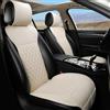 GIANT PANDA Coprisedili auto in lino - traspirante e morbido - Protezione per sedili anteriori, universali, adatti per il 90% delle auto, SUV e camion, motivo a rombi - 1 coppia, beige