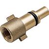 DERASL adattatore filettatura interna connettore schiuma canna di fucile, pistola per schiuma neve dispenser sapone adattatore in ottone compatibile con serie Nilfisk, Anlu, HUTER