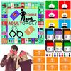 PQKL-party Adultopoly, gioco da tavolo, couple Board Game, Adultopoly Board Game, PQKL Party Monopoly Adultopoly Adultopoly, gioco da tavolo per coppie, accessori da tavolo per riscaldare i sentimenti