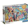 Clementoni - Puzzle 500 Pezzi per Adulti e Ragazzi, Collection, Tema Carnevale degli Elefanti, con Poster Incluso, Compact Box, Idea Regalo Uomo e Donna, Made in Italy, 49x36 cm, 35578