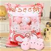 MeHoo Simpatico Cuscino per Snack,Peluche Kawaii,Bambola di Peluche,Cuscino Lombare,Cuscino,Design con Chiusura Lampo, Rimovibile,Imbottito con Piccole Bambole All'interno (Coniglio)