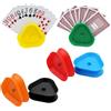 HTTDSLF 6 Pezzi Porta Carte da Gioco, Porta Carte a Mani Libere, Supporto di Carte da Gioco, Supporti per Carti da Gioce, Porta Carte a Triangolo, per Bambini e Anziani