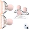BDSMYEE Vibratore Stimolatore Capezzoli 3 Set, Vibratore Capezzolo Succhia Clitoride con Telecomando Stella Massaggio Bastone Giocattolo Erotico Sessuale