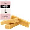 Kauies Formaggio da masticare arioso - 100% naturale per cani di latte vaccino, ricco di proteine, senza lattosio, senza glutine, ideale per cuccioli e anziani, prodotto in Germania, taglia L (3 x 100