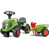 FALK - 212C - Porteur tracteur Claas avec remorque, pelle et rateau