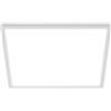 BRILONER - Plafoniera LED con luce indiretta, piatta, luce bianca neutra, lampada soffitto, plafoniera, plafoniere led a soffitto, camera da letto, lampadari moderni, 42 x 42 x 3 cm, bianco