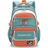 Amythe Zaino Scuola Ragazza Media e Superiore, 2025 Zaino Scuola Ragazzi Adolescenti Impermeabile per 15.6 Laptop, Zaini da Viaggio Casual Leggero e Moda, 22L-Verde