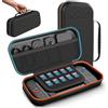 D-Lumina Custodia da Trasporto per Nintendo Switch 2 (2025), Custodia Rigida con Scomparto Accessori, 10 Slot per Schede di Gioco, Nero