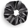 Leirinik Velvet Scrunchie grigio antracite confezione da 1 - 14 cm - elastico per capelli di alta qualità in 100% poliestere - effetto velluto per donne e ragazze - tutti i tipi di capelli - delicato
