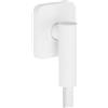 hansgrohe FixFit Fine Q - Uscita doccia a muro, Raccordo tubo doccia con valvola antiriflusso, Connettore tubo doccia, bianco opaco, 28884700
