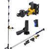 KATSU Tools TOPWAY Asta Telescopica 3.7M per Livella Laser, Acciaio Inox, Bloccaggio Rapido, con Supporto Regolabile e Borsa 311579