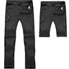 Insun Donna Pantaloni Lunghi da Escursionismo e Campeggio Convertibili 2 in 1 Pantaloni da Trekking Asciugatura Veloce da Esterno Traspirante Nero 40