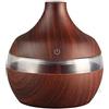 ELLENNE PROFUMATORE AMBIENTE DIFFUSORE ESSENZE UMIDIFICATORE LED RGB 300ML JAN005 (Legno Scuro)