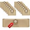 JoyBros 15-Pack Sacchetti Carta per Karcher wd3 Premium 6.959-130.0 wd3p wd 3.200 6.904-051.0 mv3 A2504 A2204 Kärcher Aspirapolvere Sacchi Sacchetto
