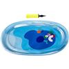 Clenp Letto ad acqua per animali domestici riempito con acqua, tappetino refrigerante sensoriale per animali domestici, con pesce galleggiante, tappetino da gioco interattivo, per cani e gatti in estate