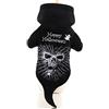 BUGUUYO Felpa Con Cappuccio A Tema Teschio Horror Per Cani Costumi Di Halloween Per Cani Abbigliamento Elegante E Robusto Per Sessioni Fotografiche E Attività Allaperto