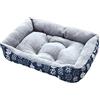 LEDDP Cucce Cucce per Gatti Cuscino Rilassante per Cani Cuccie Morbide Cani Cuccia Pelosa Cucce per Gatti da Interno Cuscino per Gatti Letto Cane for HüNdchen 1,Blue