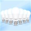 Great Jacob Lampadine LED A60 E27 10W=104W,Luce Fredda 6500K,1600 lumen,A60 LED Lampadina Non dimmerabile,Pacco da 7