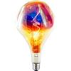 Suprema, Lampadina LED Decorativa Giant, Dimmerabile, Luce Calda, Attacco E27 (Rainbow goccia)