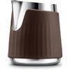 Sage The Pro Control Jug, Brocca per Latte senza Manico, Acciaio Inox | Brocca per Latte Senza Manico 420ml, Beccuccio per Latte Art, Apertura Angolata; Manicotto Silicone Termoresistente, Inox