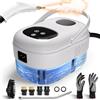 TwoOases Pulitore a Vapore, 2500w Pulitore Vapore Casa, Steam Cleaner ad Alta Pressione per Casa, Vaporetto Portatile per Auto, Macchina per Pulizia a Vapore per Cucina, Piastrelle, Mobili - Bianco