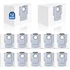 FOXWHALE 12 sacchetti per aspirapolvere Roborock S8+/ S8 Pro Ultra/S7 MaxV Ultra/S7 Pro Ultra/Q7+/ Q7 Max+/ Q8 Max+/ Q5 Pro+, aspirapolvere