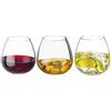 Dartington Crystal Dartington mycloudstation. Bicchiere Confezione da 3 Realizzato a mano contemporaneo Stemless Wine Glass Whiskey Vino Bevande analcoliche