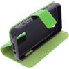 foto-kontor Custodia a libro compatibile con Brondi Smartphone Amico Pocket cover di colore verde