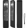 CTRLBETTER Custodia per telecomando in silicone compatibile con Philips HR45B-GJ01 BRC0984501 HR45B-GJ06 YKF474-B013 TV telecomando copertura protettiva antiurto con cordino (Nero)