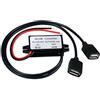 Kmuqshy Convertitore 12V a 5V USB, Adattatore USB Auto 12V a 5V DC 3A con Doppia Uscita, Modulo Step Down per Auto, Carica Dispositivi, Regolatore di Tensione, Adattatore per GPS Telefono MP3 Camera Autoradio