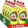 Fairy Detergente ultra concentrato al limone, 900 ml, con formula efficace per piatti perfettamente puliti, impressionante potere sgrassante