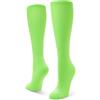 SOFSOLE Sof Sole Allsport Over the polpaccio - Calzini sportivi da donna, confezione da 2 Verde fluorescente Taglia unica