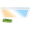 BRILONER - Pannello LED, CEE A sorgente luminosa, 14,2 W a 3000lm, piatto, CCT, luce indiretta, LED soffitto, pannelli, luce pannello, lampadario, 42x42x3 cm, bianco